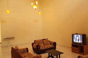 kluang homestay villa 20ft high ceiling main hall